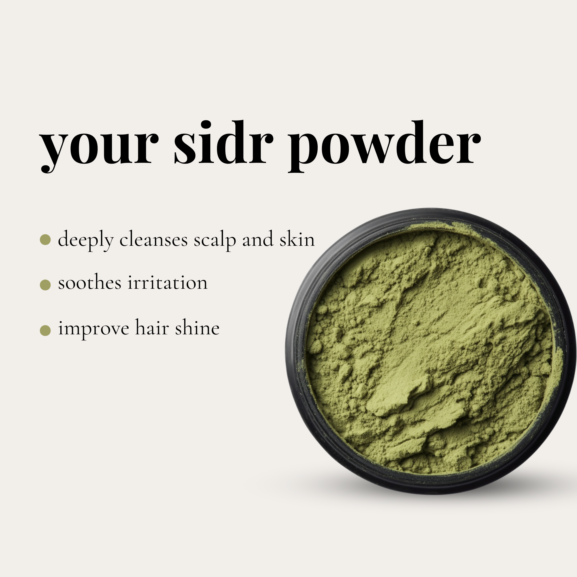 Your Sidr Hair and Skin Purifying Powder