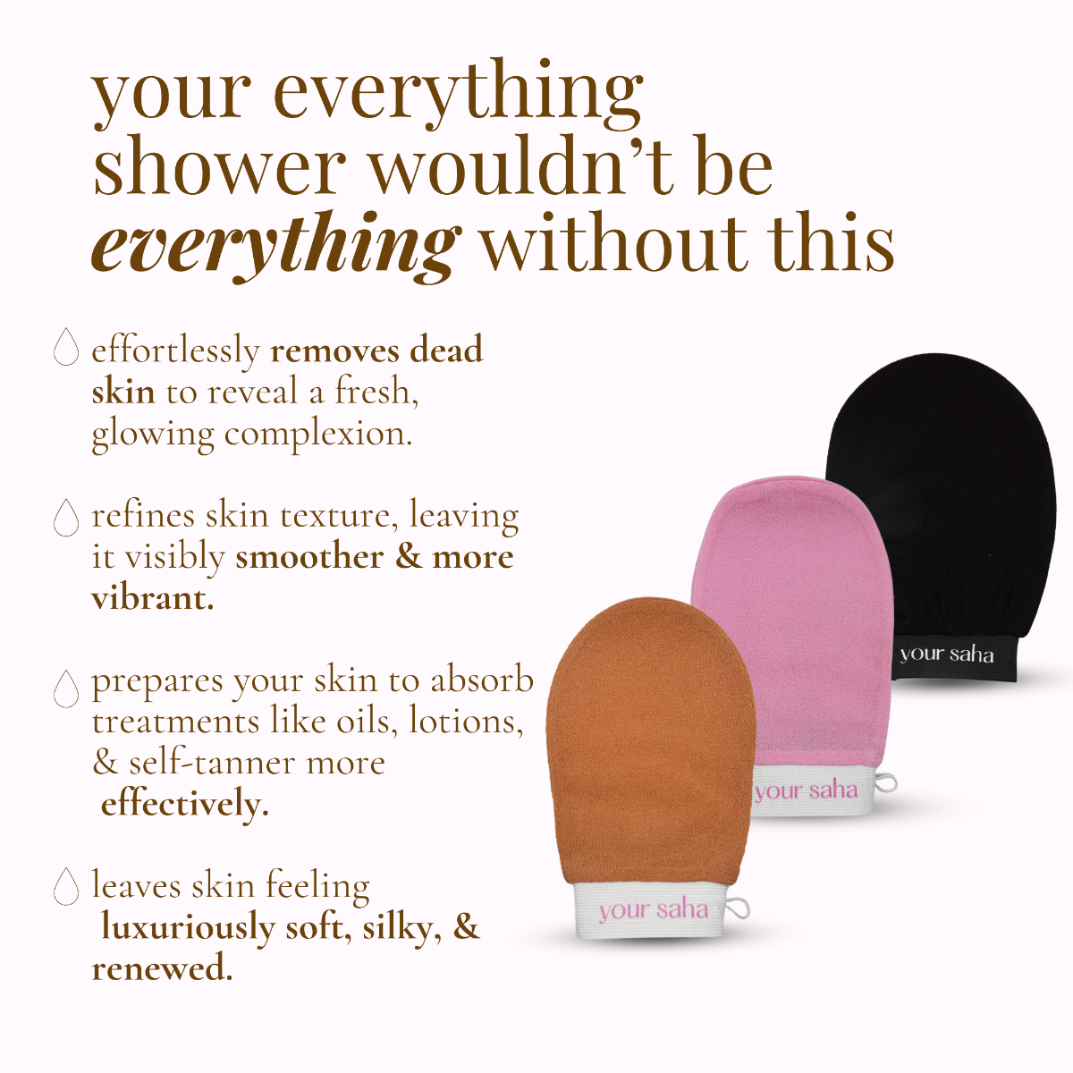 Your Exfoliating Kessa Glove