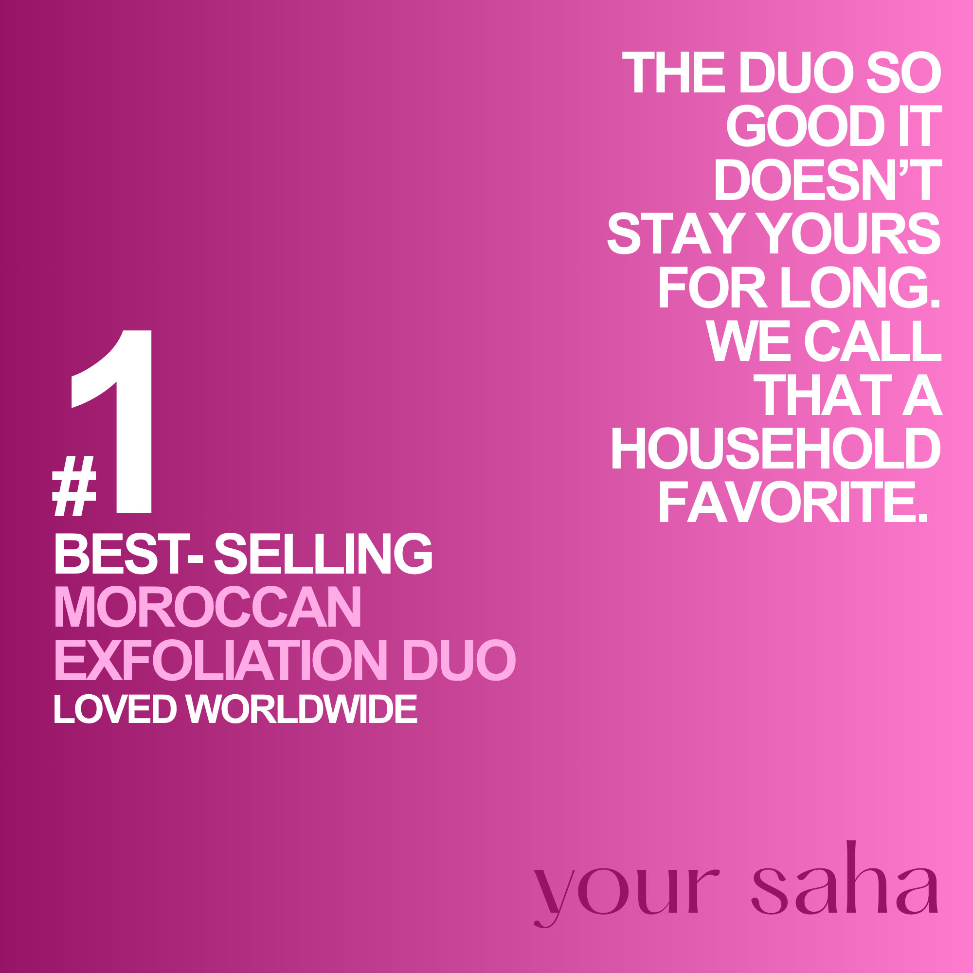 Your Moroccan Exfoliation Duo