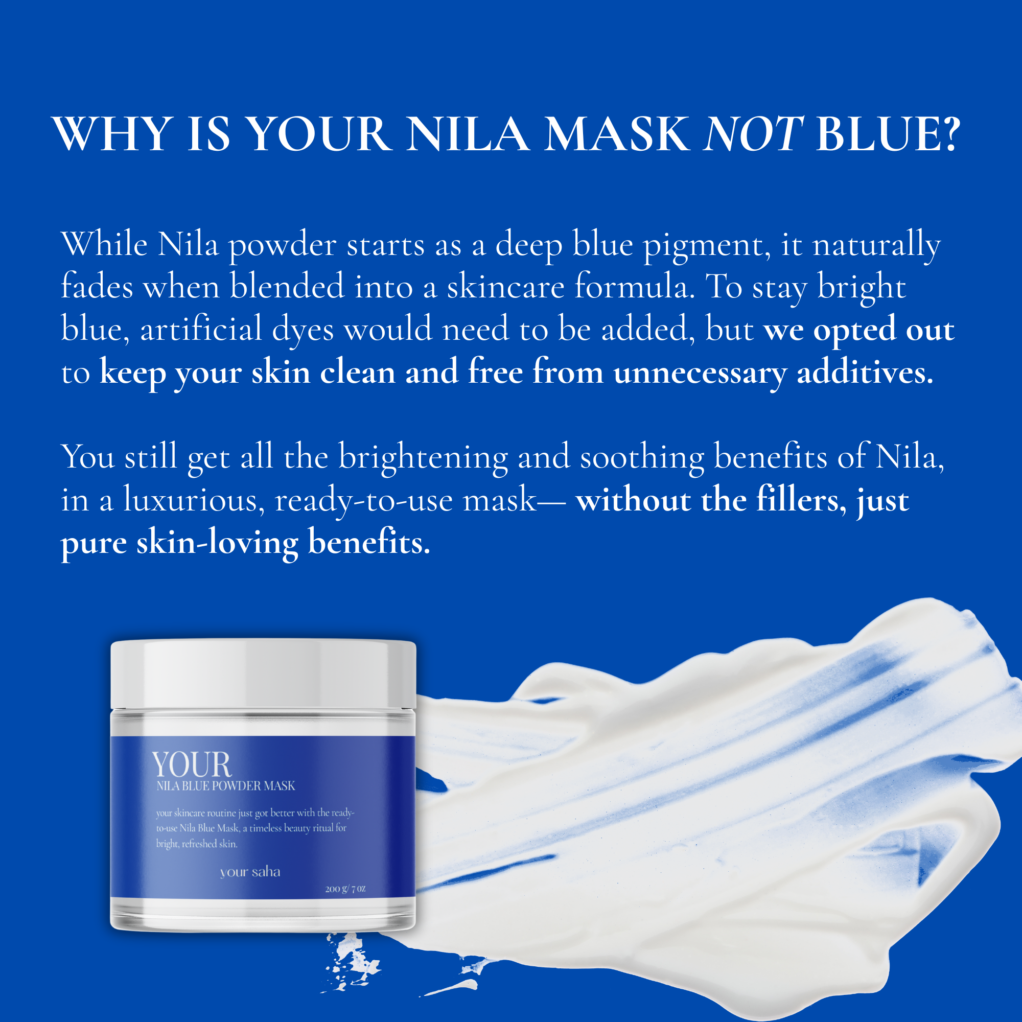 Your Nila Blue Powder Mask